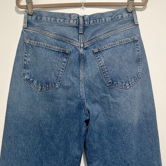 NWOT! Agolde Dara Mid Rise Baggy in Pattern Size 27 - Picture 13 of 16